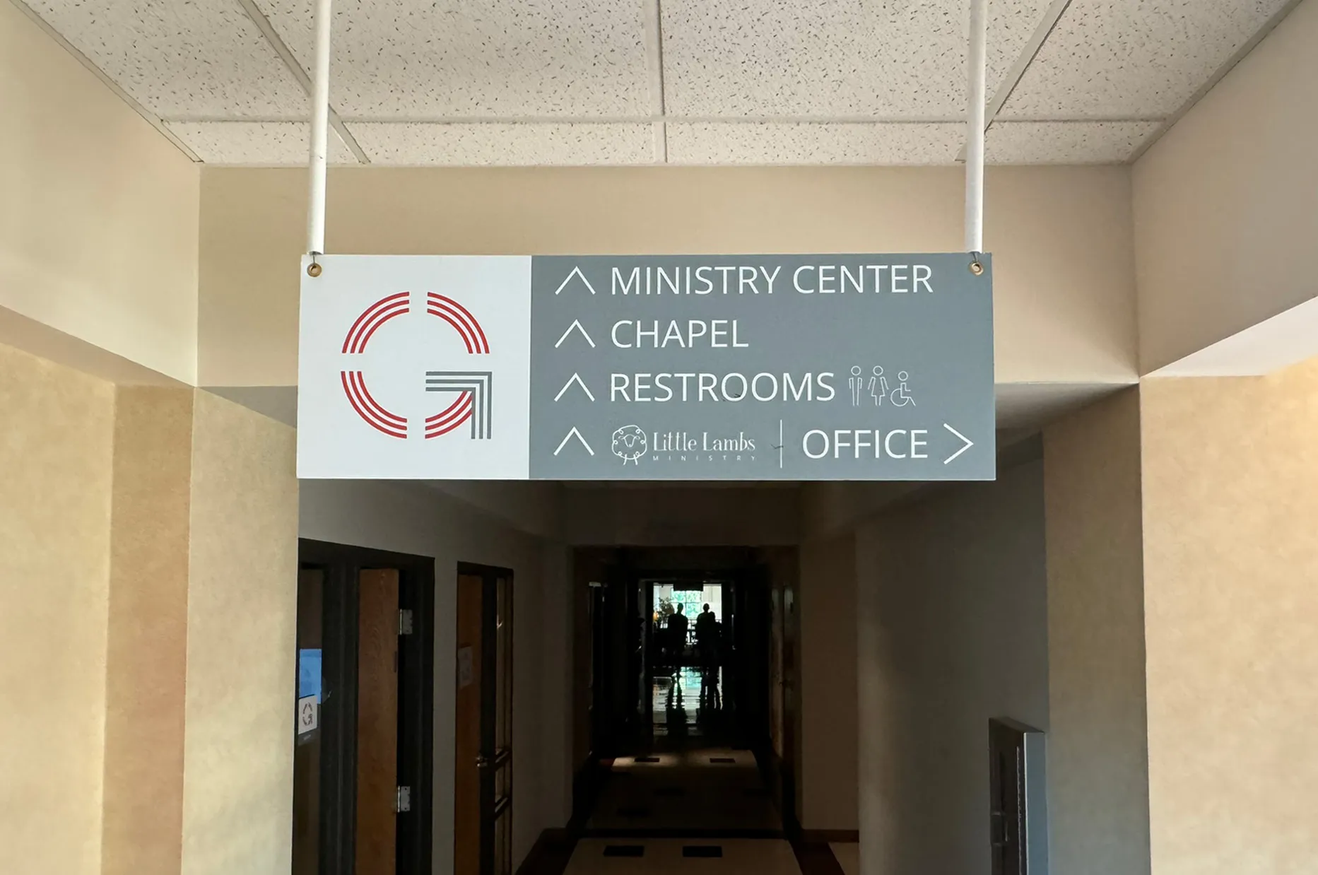 Sample from OLD wayfinding and branding